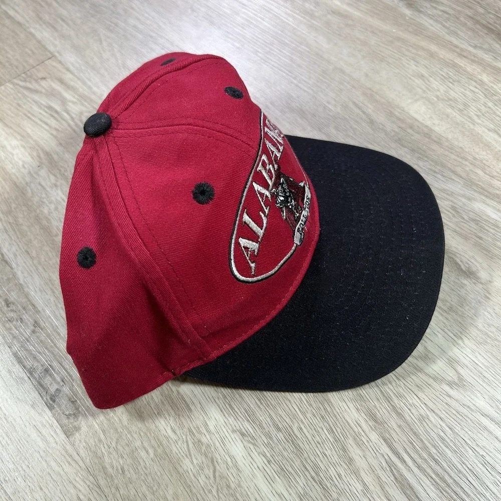 VTG Alabama Crimson Tide Snapback Hat‎ Collegiate NCAA Red Black Cap